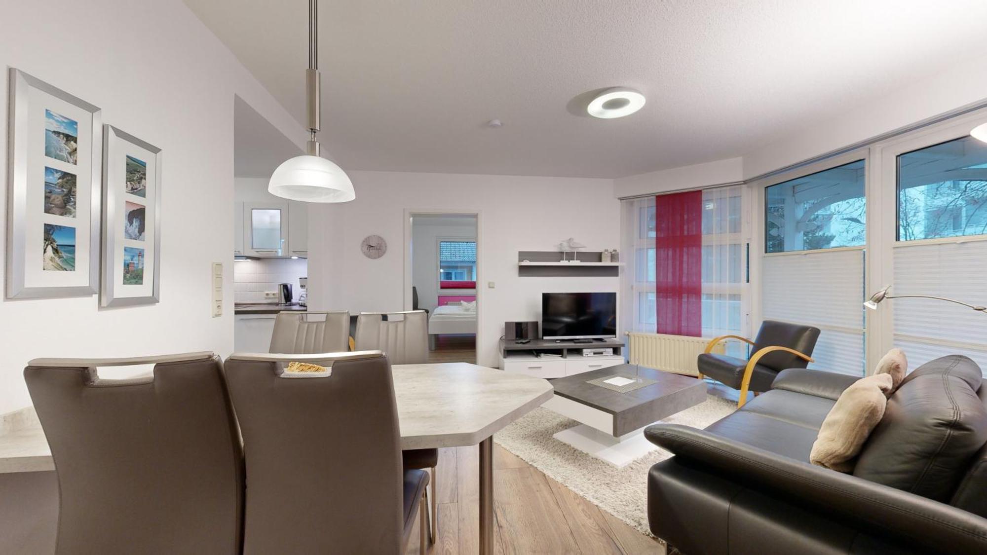 Apartment Fewos Direkt Am , Mit Balkon Und Teilweise Mit Meerblick, Haus Strelasund,
